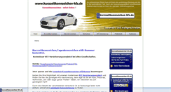 Desktop Screenshot of kurzzeitkennzeichen-kfz.de